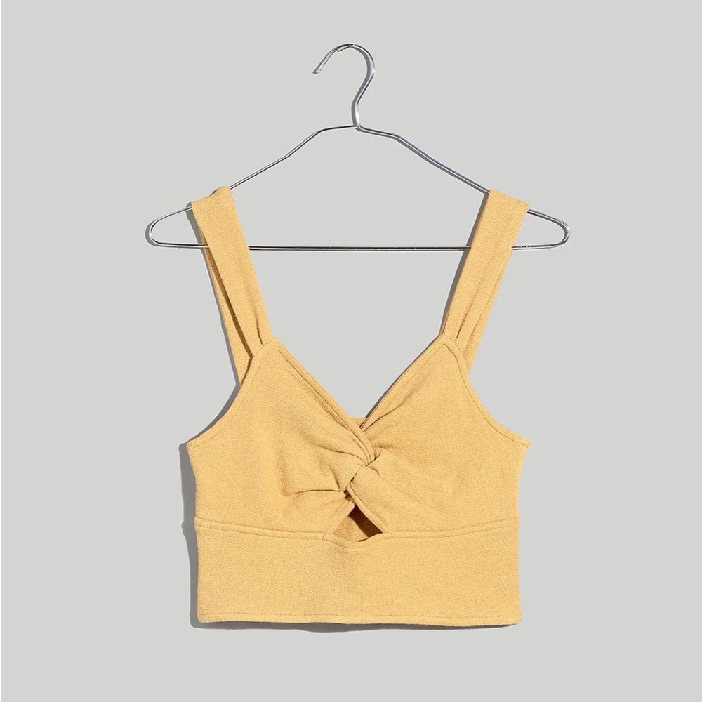 NWT Madewell Cut-out Crop Tank